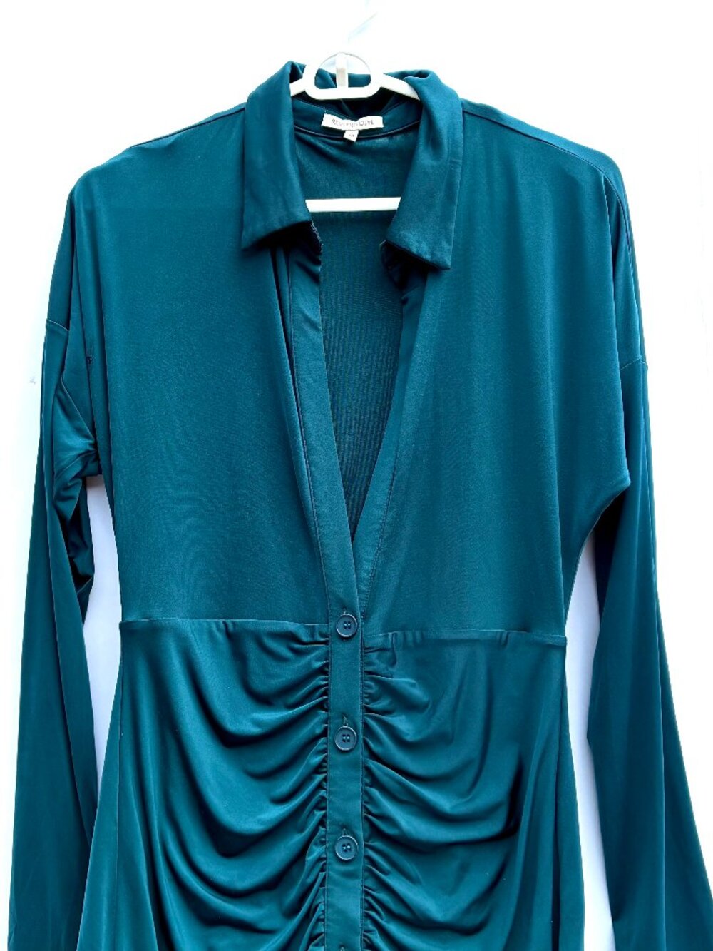 Women’s Remi x Revolve Claudia Button Maxi Dress Dark Teal Med